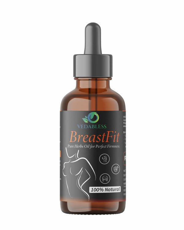 Vedabless BreastFit Oil – Herbal Firming & Lifting Care