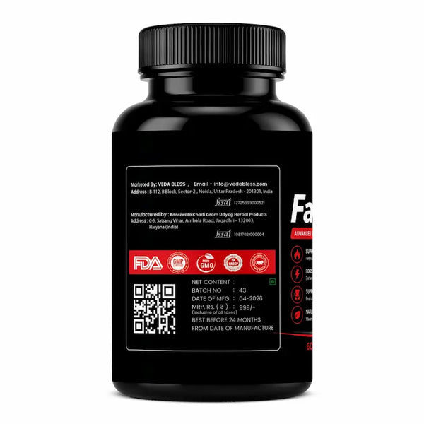 FatBurn+ Herbal Capsules for Weight Loss & Metabolism Boost