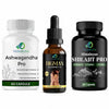 Ashwagandha Pro + Shilajit Pro + Herbal Care Oil – Energy & Vitality Support Combo