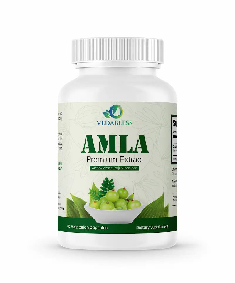 Amla Extract Capsules | Herbal Vitamin C & Immune Support Formula