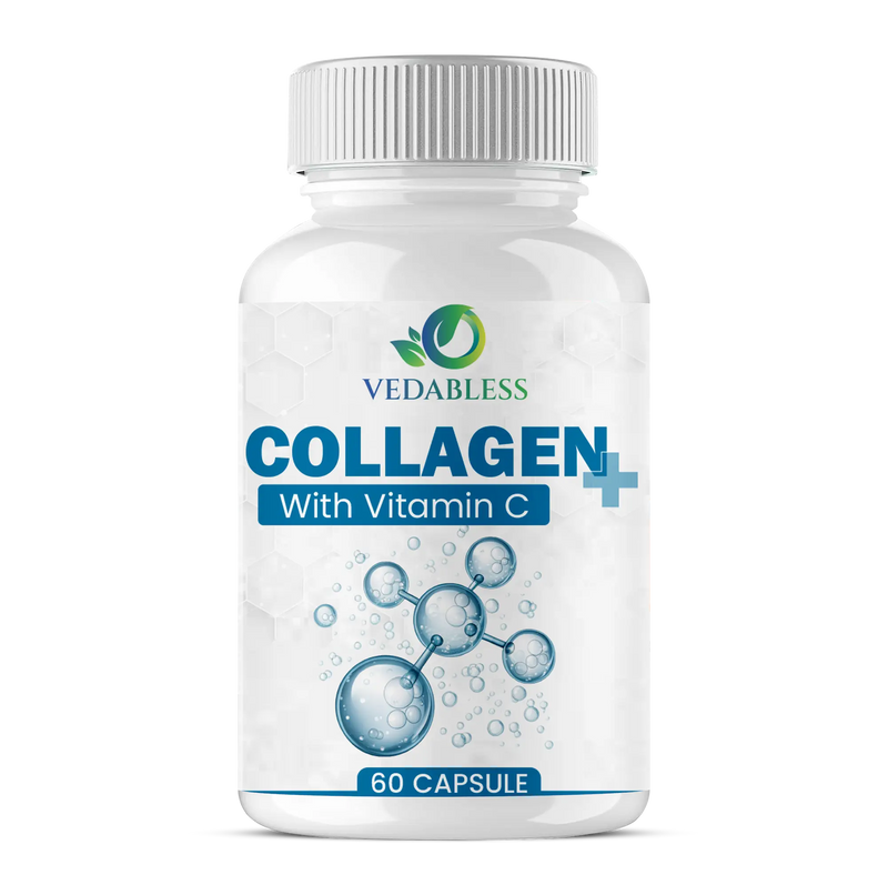 Collagen + Vitamin C for Skin, Hair, Joint & Bone Support