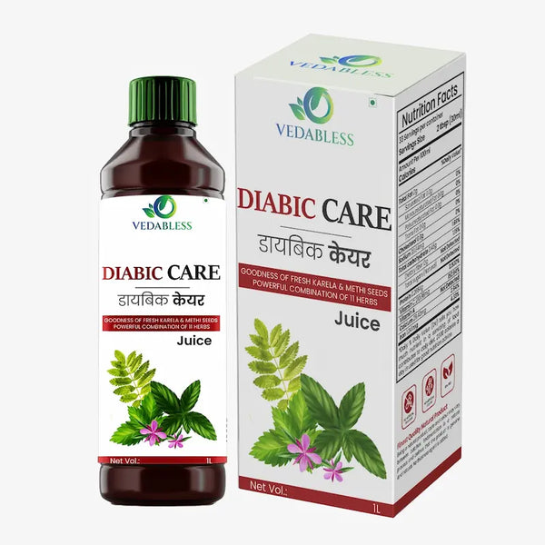 Vedabless Diabic Care Juice – Ayurvedic Herbal Juice for Blood Sugar Balance